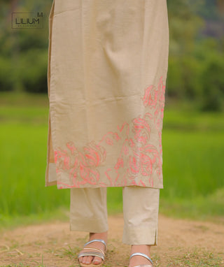 Festive Cotton Suit with Pockets