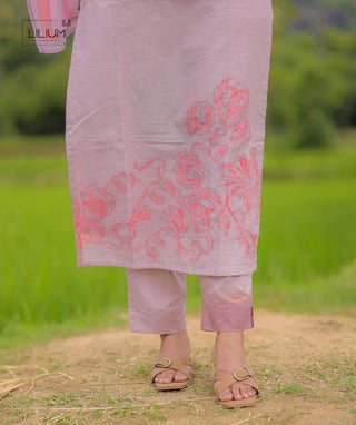 Festive Cotton Suit with Pockets