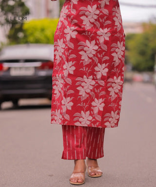 Stylish Flarevine Bloom Co-ords Outfit