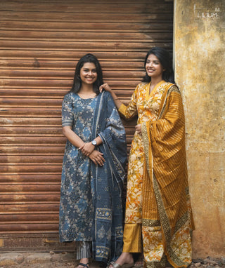 Foil Print Cotton 3-Piece Set