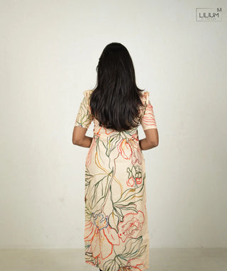 Full-length Artistry Floral kurti