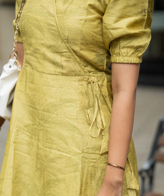 Golden Ochre Long Dress