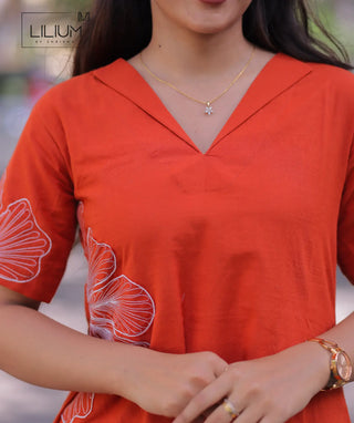 Saffron kurti for everyday wear