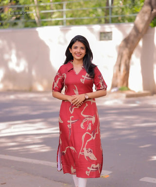 Muslin cotton kurti casual wear
