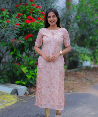 Kurti set with matching dupatta and lining
