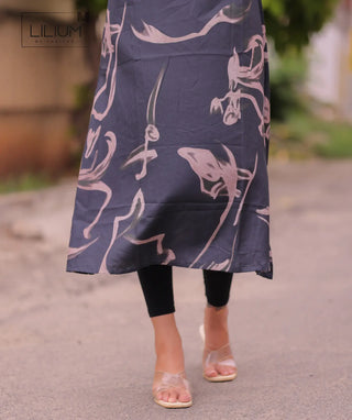 Lightweight summer muslin kurti