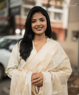 Khadi cotton casual wear set full sleeves