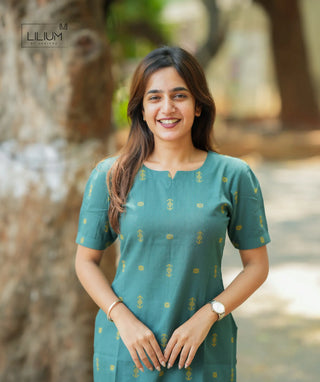 Women’s Lagoon Grove cotton outfit with pockets