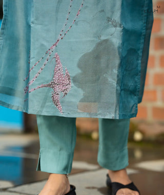 Designer Silk Co-ord Set for Women