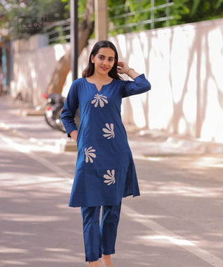 Coordinated cotton top and bottom set