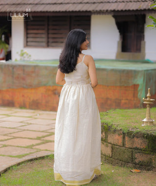 Moon Beige Maxi Dress for Casual Outfits