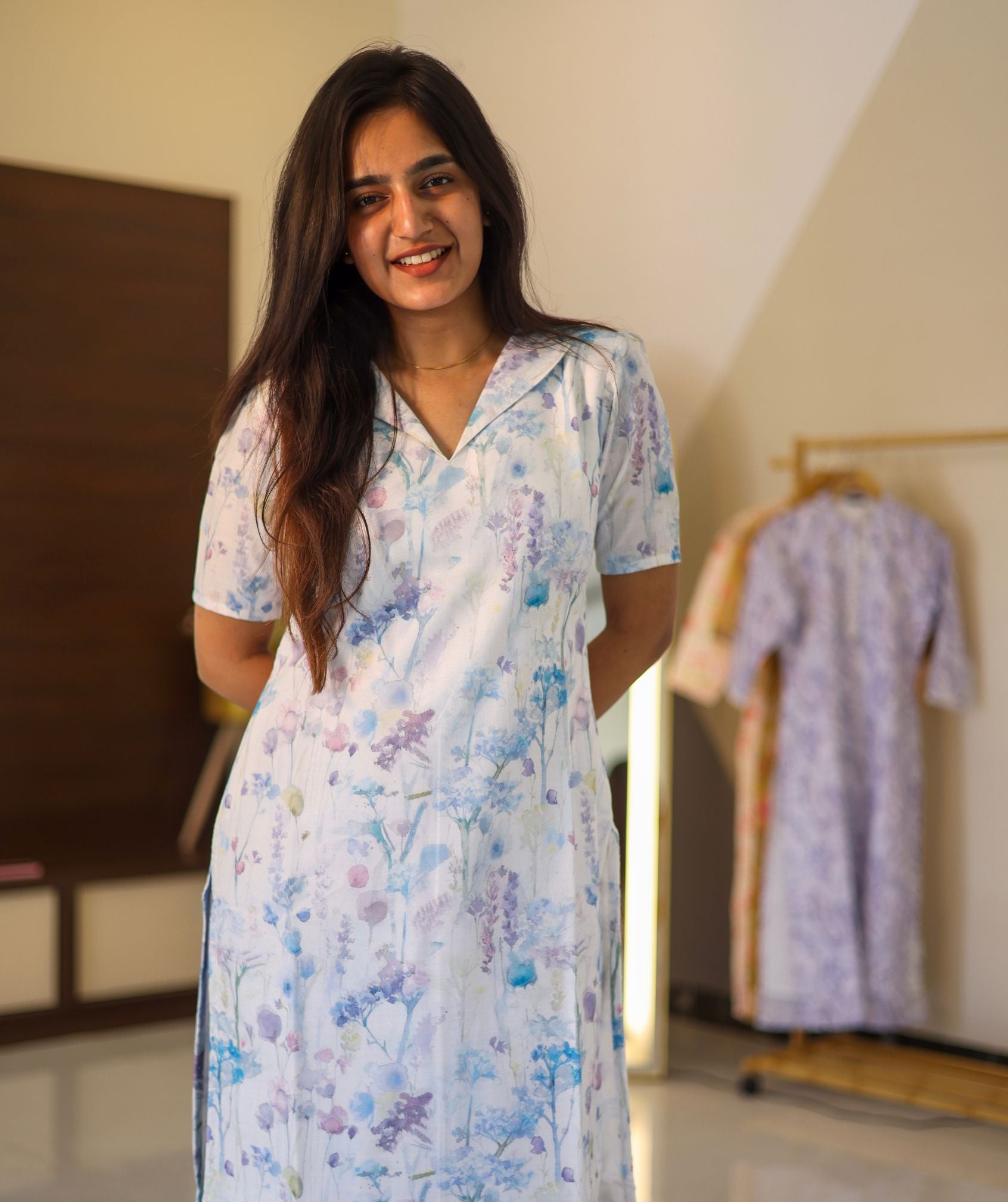 Chikankari Kalidar Short Kurta | Short kurti, Women stores, Jeans fabric