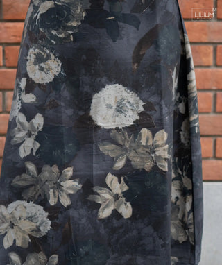 Midnight Florals maxi side view