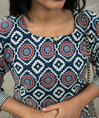 Muslin casual wear kurti full length