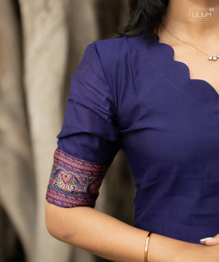 Open Slit Silk Kurti