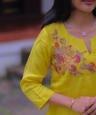 Organza Kurta with Full Lining