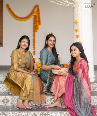 Party Wear Kurta Set with Dupatta