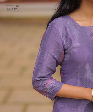 Handloom cotton kurti set with dupatta for festive wear