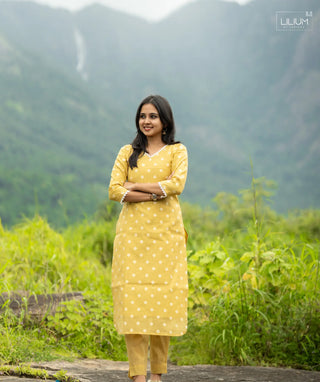 Saffron Dynasty Handloom Cotton Co-ords