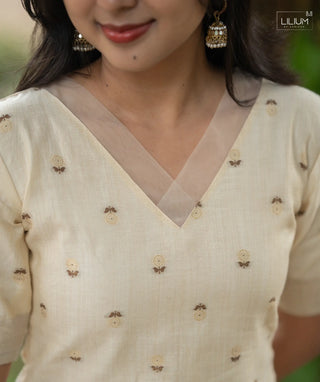 Silk cotton coords bottom 38-inch length