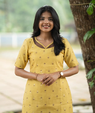 Silk cotton coords set top and bottom display