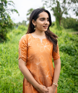 Stylish Tissue Silk Kurti for Everyday Wear