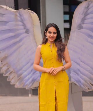 Solaris Glow Handloom Cotton Sleeveless Co-ords