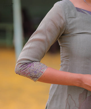 Stylish Tissue Silk Outfit with Dupatta
