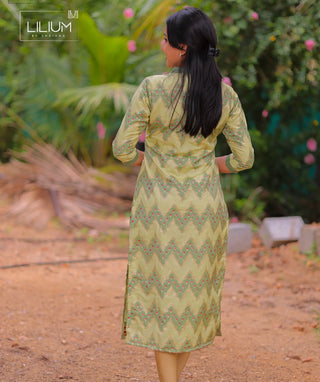 Elegant Women’s Banaras Silk Kurti