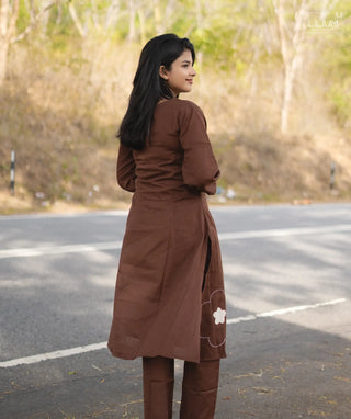 Stylish Khadi Cotton Co-ords Full Sleeve Design