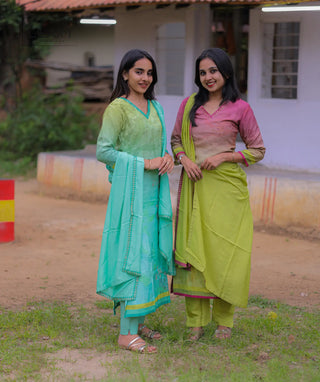 Turqelle Bloom Kurti with Open Slit