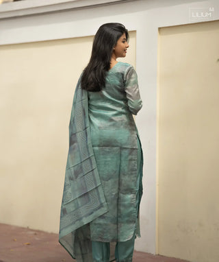 Tissue silk fabric texture close-up