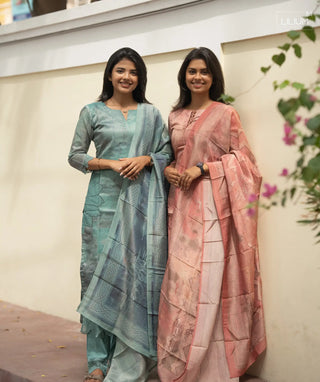 Tissue silk outfit bottom 41-inch detail