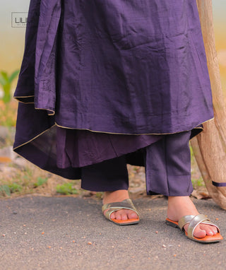 Traditional Muslin Silk Anarkali Outfit