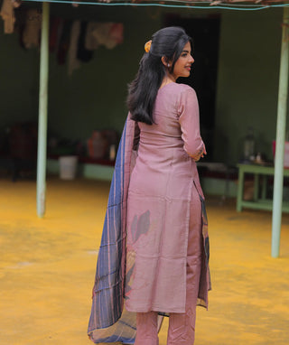 Trendy Mauve Co-ords with Full Elastic Fit