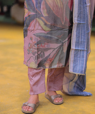 Women’s Festive Tissue Silk Outfit