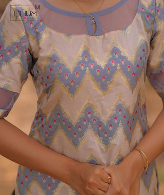 Party Wear Festive Kurti Shimmering Moon