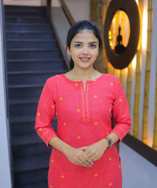 Women’s Handloom Cotton Co-ords Casual Wear