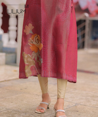 Lightweight Tissue Silk Kurti for Women