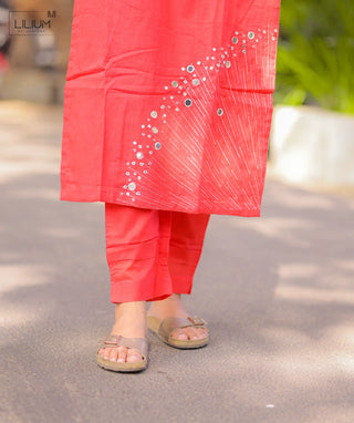 Stylish casual 3 piece cotton set for women