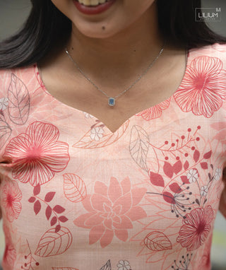 3/4 sleeve detail on kurti