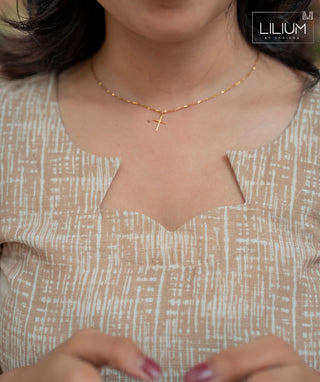 Elegant kurti and shawl set in Sunlit Grace shade