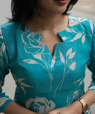 casual wear muslin kurti for women