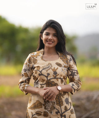 Elegant cotton co-ord set for casual wear