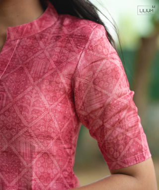 Close-up of shimmer fabric texture