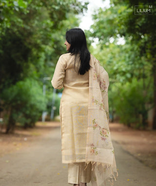 Lightweight kota silk 3-piece outfit