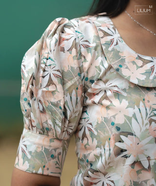 Back view showing clean silhouette of kurti