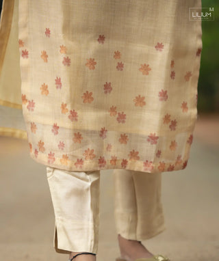 Casual 46-inch kota silk kurti set