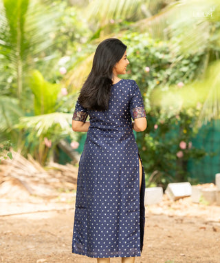 Stylish festive kurti in silk fabric