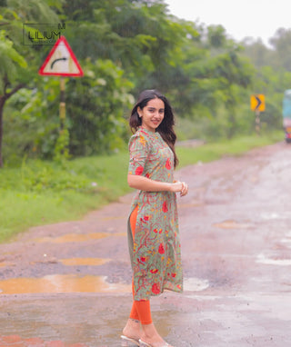 Elegant cotton kurti for summer wear